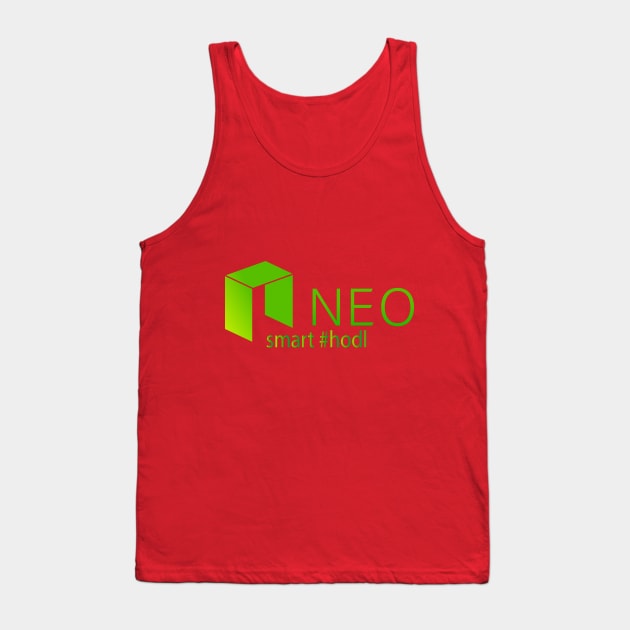 "NEO, smart #hodl" Tank Top by CryptoDeity